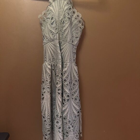 NWT ASOS DESIGN Cut Work Lace Pini Mini Dress Sz 4 - Picture 5 of 8